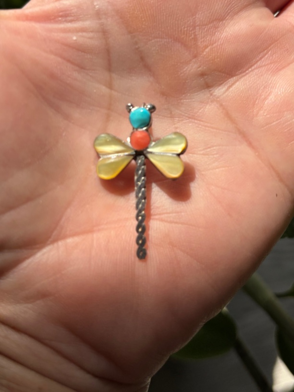 Zuni Dragonfly Pendant